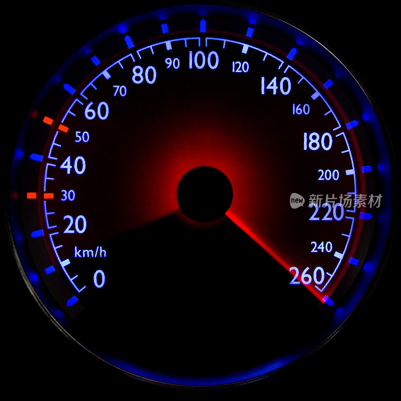 蓝色的速度计——从10公里加速到260公里/小时